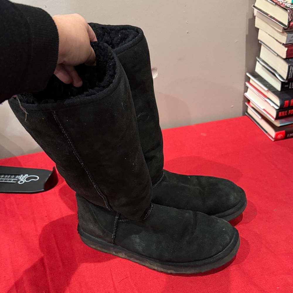 UGG Classic ll tall black boots size 10